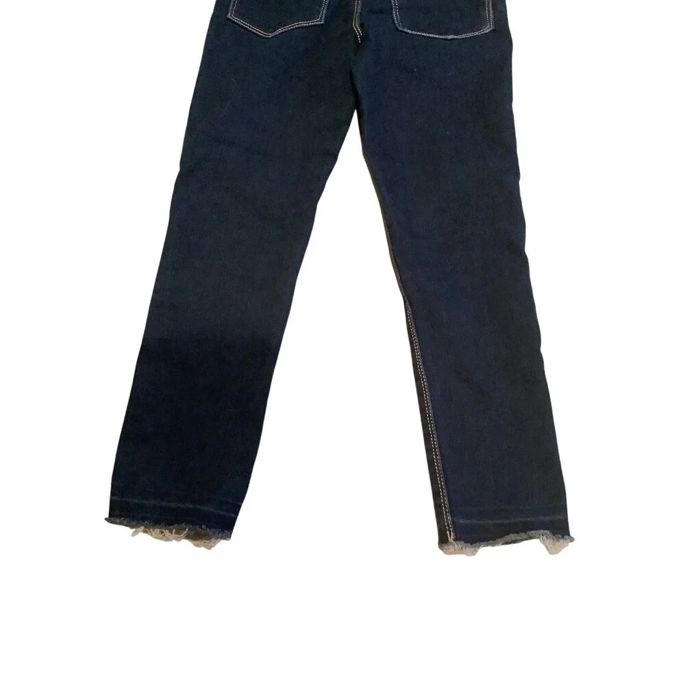 Sonoma Girls 6X Reg Jegging Adjustable Waist Dark Wash Denim Pants‎ Blue